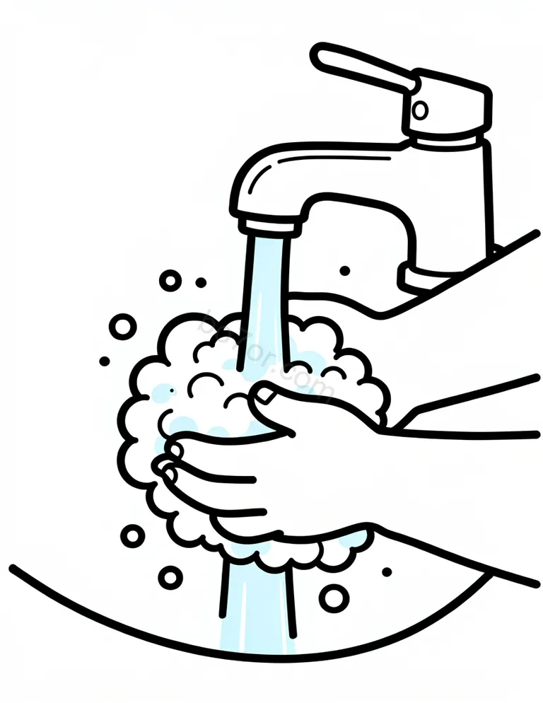 hand washing basic sink
