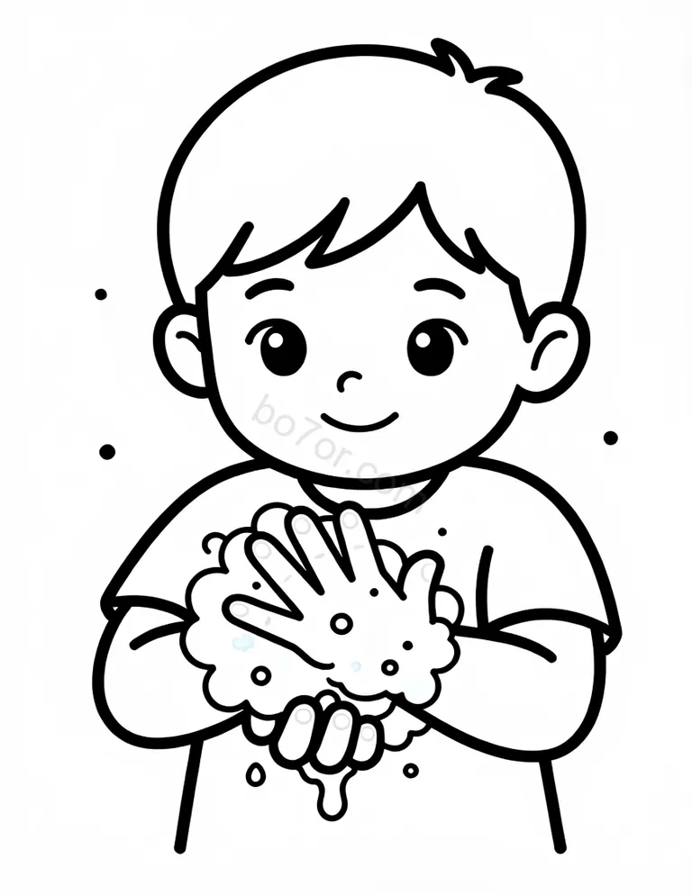 teach handwashing step4 between fingers