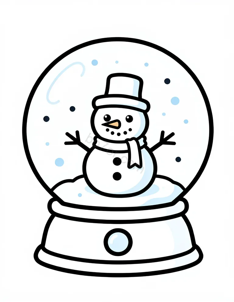 winter snow globe